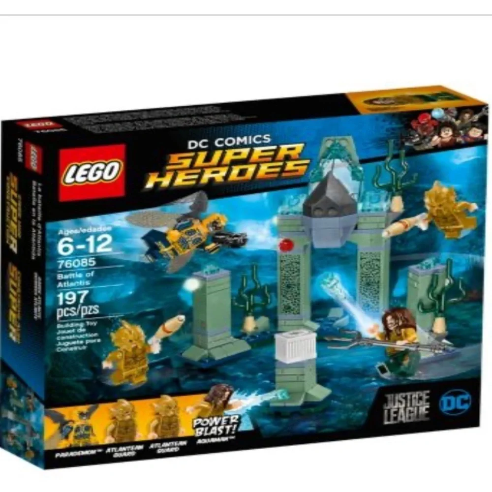 Lego DC comics superheroes battle of Atlantis new in sealed package 197 pieces